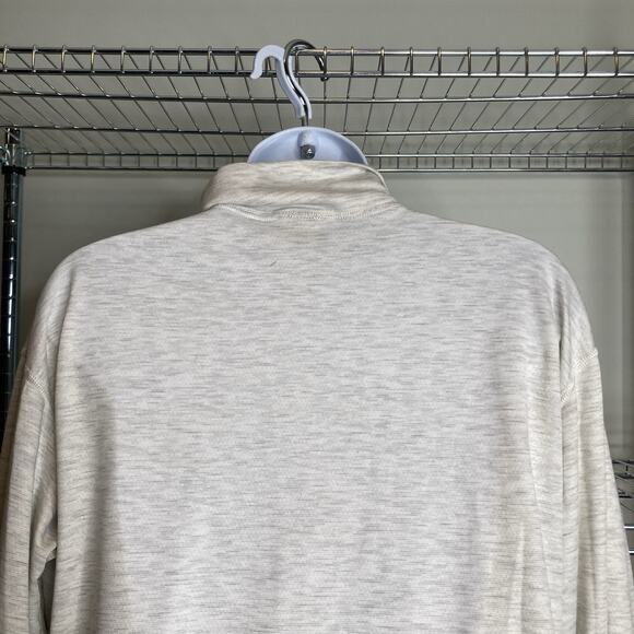 Vintage Patagonia Capilene Men's Gray Quarter Zip Pullover Size L Layered Base - Picture 10 of 11